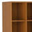 Harper 42"W Solid Hardwood 9 Cube Mid-Century Modern Bookcase with 3 Drawers-921754433