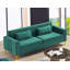 Luxueux canapé en velours pour le salon, rehaussant le confort et le style-93385146