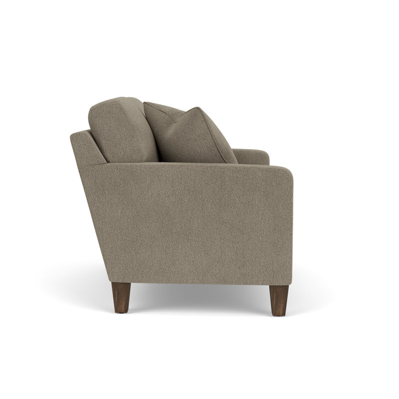 Causeuse Cornesia, 100% polyester colombe