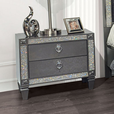 Table de chevet, gris