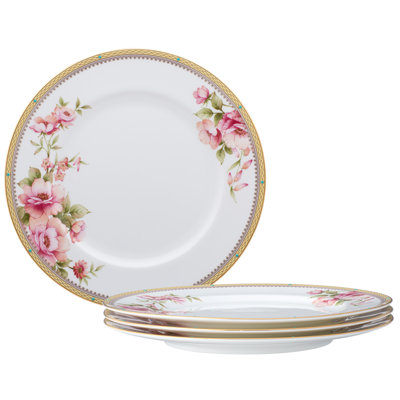 Noritake Hertford Set of 4 Dinner Plates, 10-1/2"