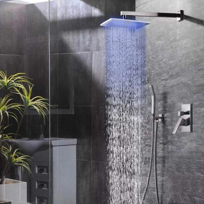 Monro LED Shower Set Multilevel Mixer with Adjustable LED Lighting