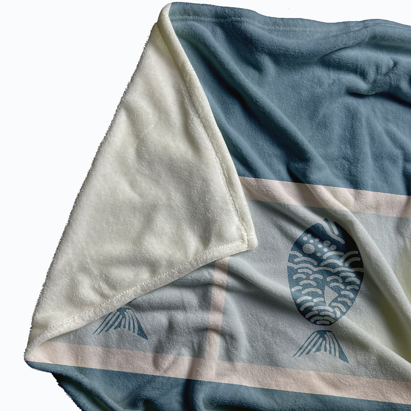 Sail Sun And Fun Fleece Throw Blanket, 30" W x 40" L, Dusty Smoke
