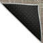 Tapis intérieur lavable abstrait 5 pi x 8 pi brun