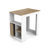 Stirling Kitchen Island With 1-Door Cabinet Push To Open System And Side Shelves