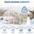 Heavy-Duty Aluminum Frame Polycarbonate Greenhouse with Adjustable Roof Vent, Lockable Sliding Door & UV Protected Walk-In Sunroom for Outdoor Garden or Backyard Planting, 8x10 FT -125367277-125367280