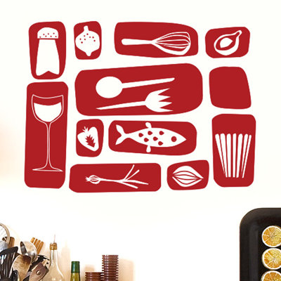 Kitchen Symbols Wall Sticker