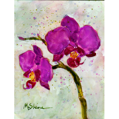 Drapeau De Jardin à 2 Côtés Orchidée