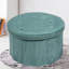 Evony 58cm Wide Velvet Tufted Round Ottoman with Storage-1971885498