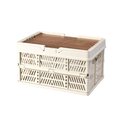 Folding boxs Outdoor Camping Multifunctional Stacked Storage Box, Folding Portable Storage Box, Delivery Tray