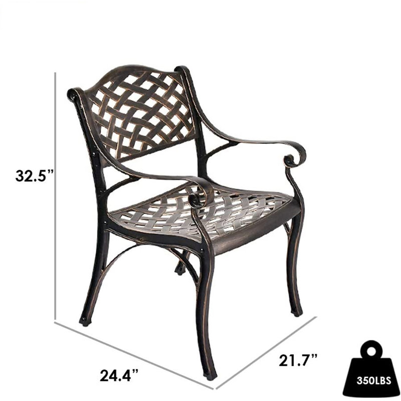 Fauteuil de salle à manger Canora