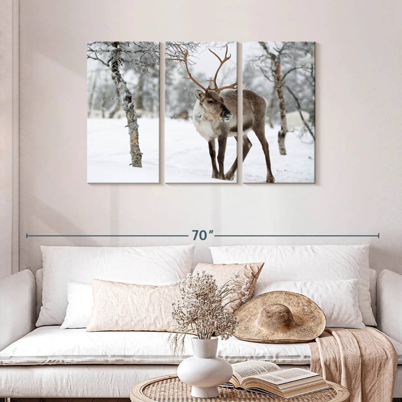 Brampt Lapland Reindeer, 28" H x 45" W