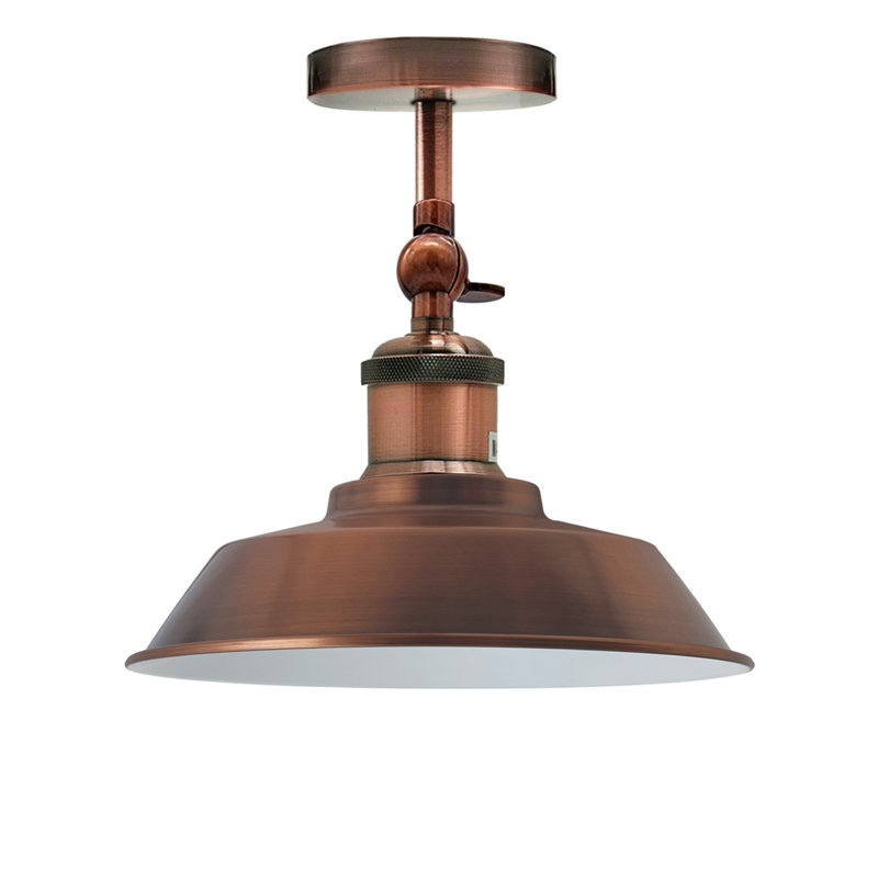 Hull Semi Flush Mount, No