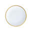 Golden Edge Bone China Salad/Dessert Plate
