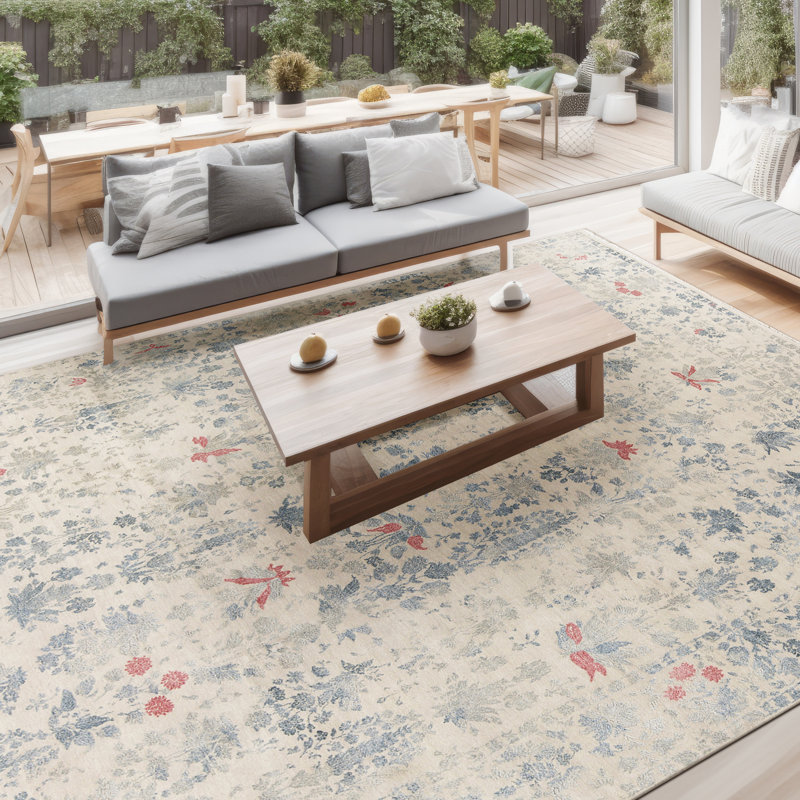 Shamas Floral Area Rug