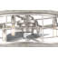 Ventilateur de plafond 22 po avec luminaire et télécommande portable Hunter Bridgette Fandelier Hunter-119236137-119236139
