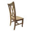 Chaise d'appoint en bois massif Harlean