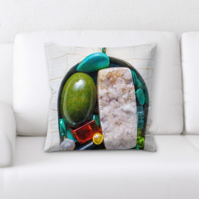 Microsuede Reversible Throw Pillow