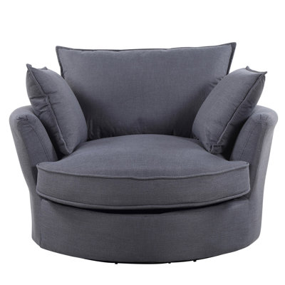 Lansdale Upholstered Swivel Accent Chair