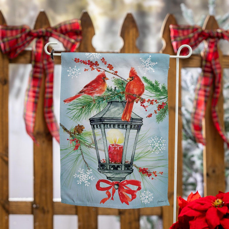 Drapeau de jardin Cardinal Lantern