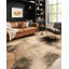 Tapis beige à imprimé animal Altraud-29161017
