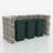 Garbage Can Storage Trash Can Enclosure Galvanized Steel Wire Mesh