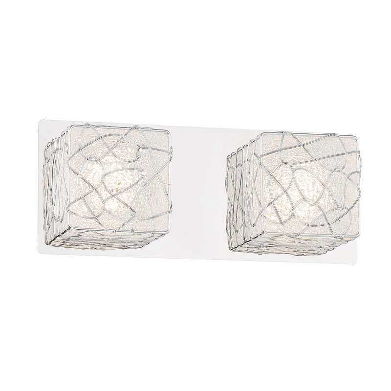 Éclairage pour salle de bain à intensité variable 2 lumières Jovantae