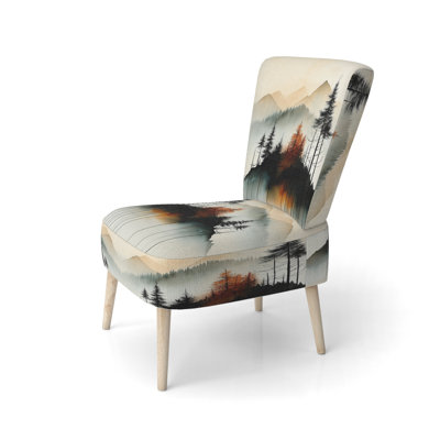 Chaise d'appoint Forest - Chaise d'appoint Minimal Forest Solitude Horizon