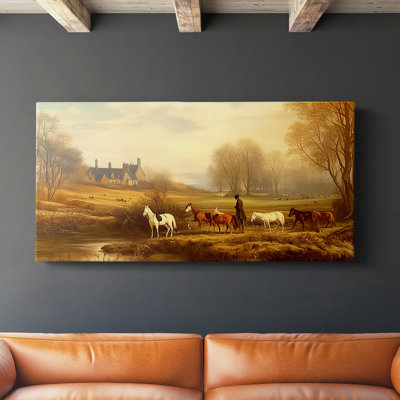 Vintage Animal Series-XVI- Gallery Wrapped Canvas -Ready to Hang