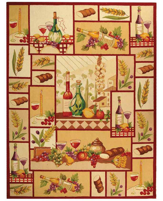 Chelsea Hand Hooked Wool Pile Rug, Rectangle 9' x 12'