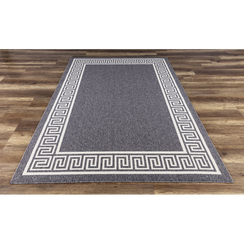 Tapis gris Schonbrunn, Rectangle 5 pi 3 po x 7 pi 7 po