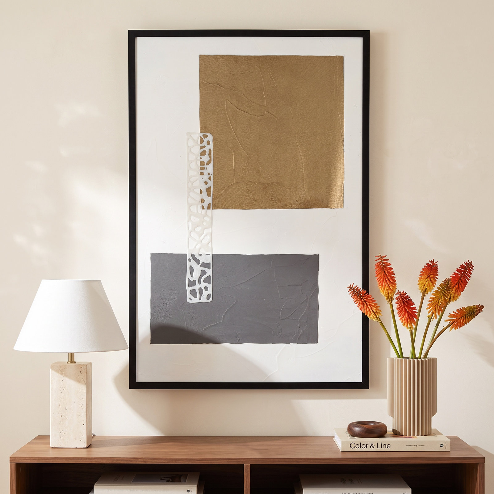 Nooks and Crannies I Print by Vanna Lam, 41" H x 28" W, Black