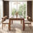 63" Solid Wood Dining Table