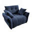 Single Seater Sofa With Throw Pillows-1915547718