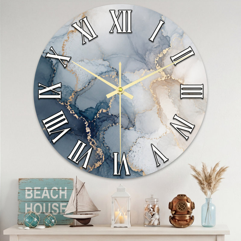 Horloge murale abstraite, Médium