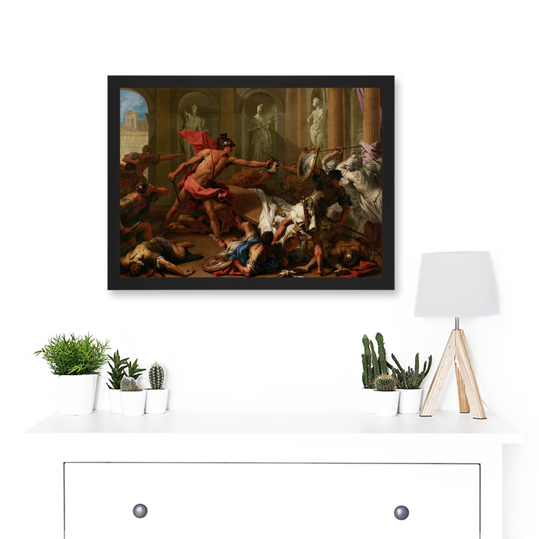 Ricci Perseus Phineus Head Medusa Gorgon Greek Myth - Single Picture Frame Painting