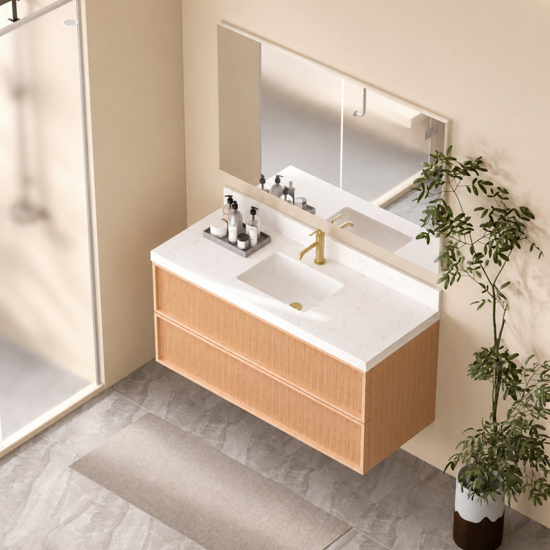 Meuble-lavabo flottant 48 po