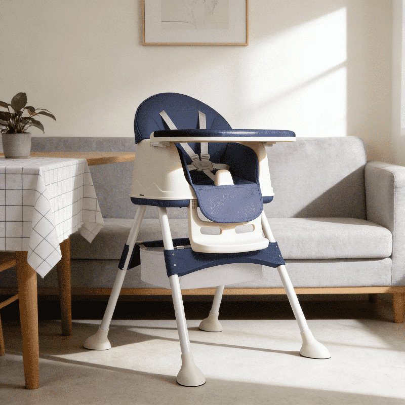 High Chair, Blue