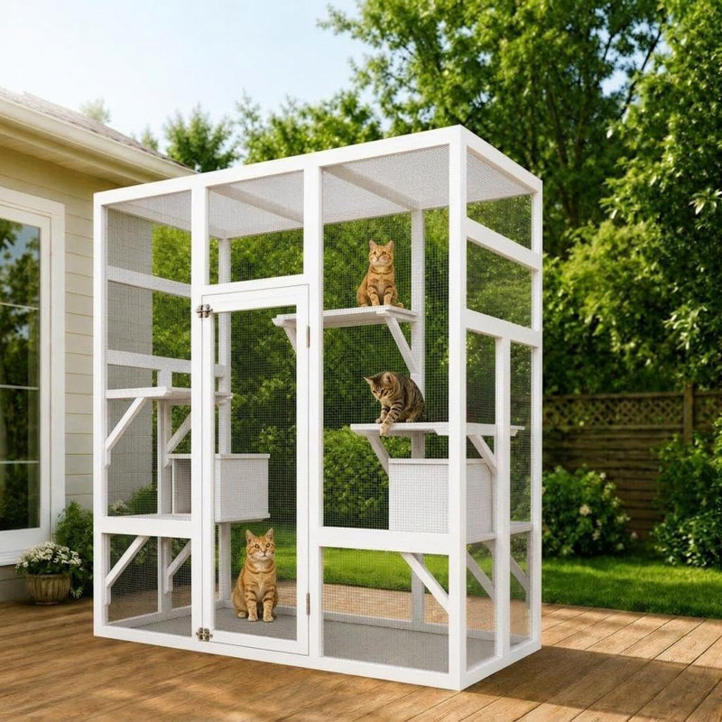 Cat House, White