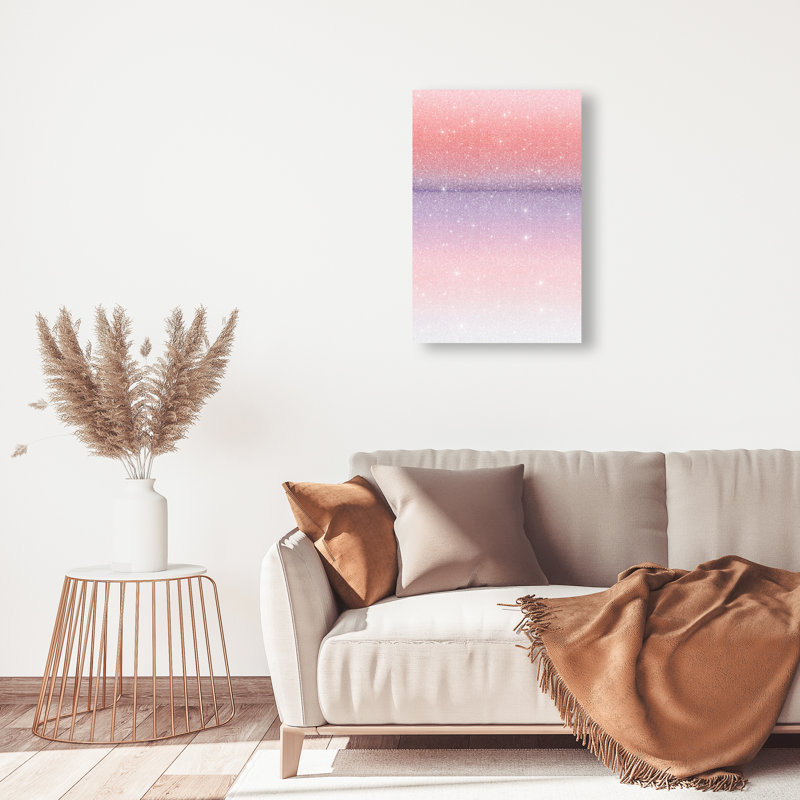 Peach Coastline II Print by Oliver Gal, 30"H x 20"W, Gallery Wrapped