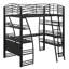 Lit mezzanine compact avec poste de travail en L et étagère quadruple-1854881665-1854881666