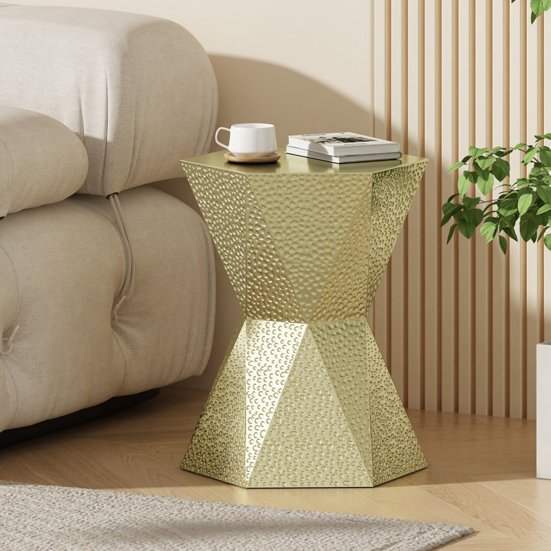 Table d'appoint hexagonale
