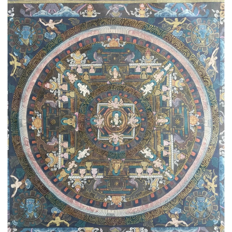 Mandala Thangka (Thangka sans brocart)