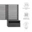 Tête de lit murale Render King et tables de chevet modernes par Modway-88459746