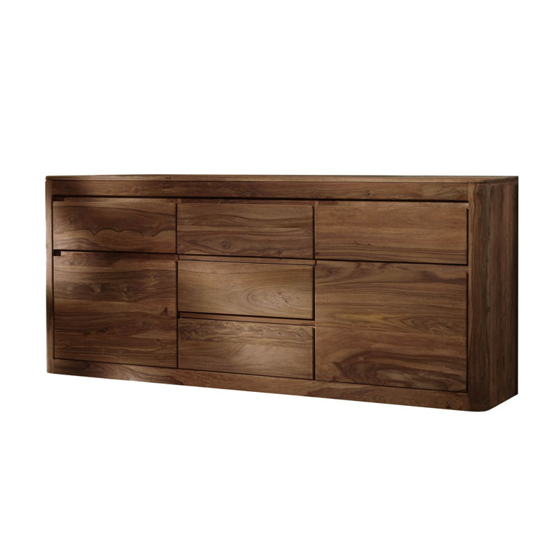 Toronto 185cm Sideboard, Smoked Cherry