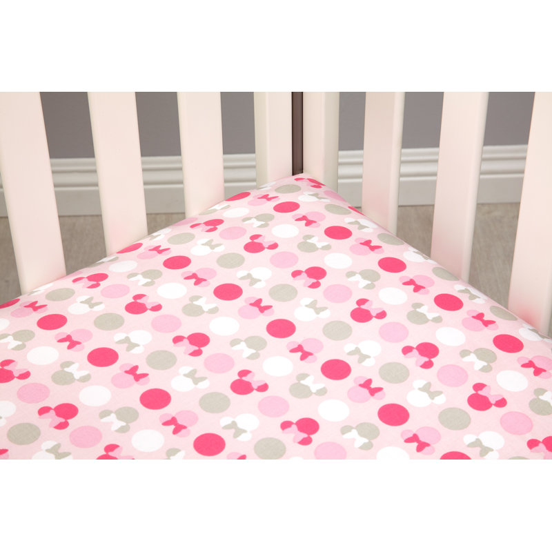 Disney Greenguard Gold Certified Floral - Piece Standard Crib Fitted Sheet
