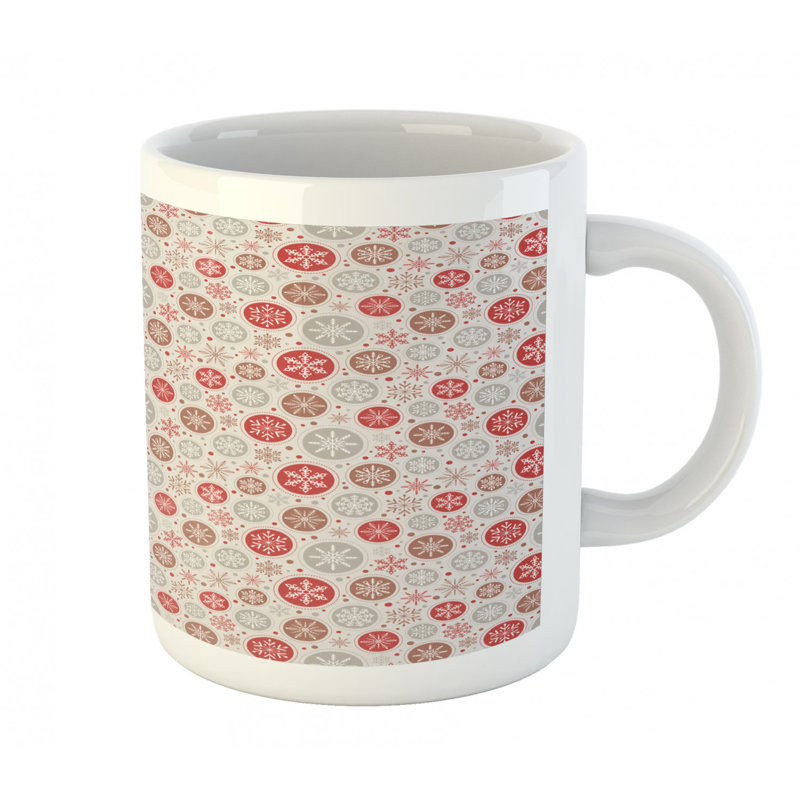 Grande tasse à café flocons