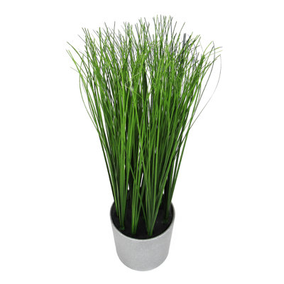 Herbe d'oignon artificielle 12 po en pot