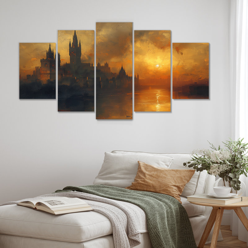 Laux - Castles Canvas Art Set