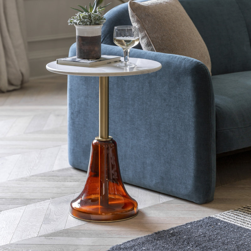 Wetherill End Table, Orange